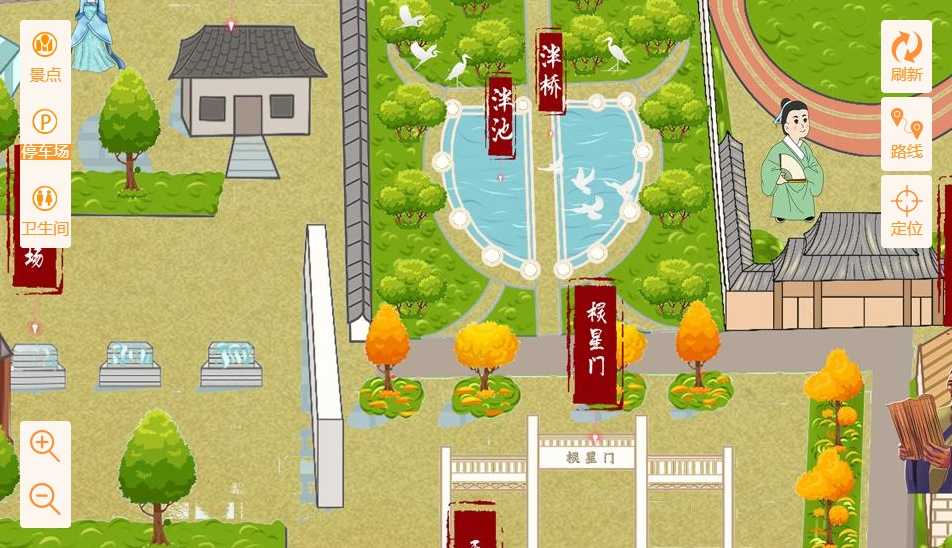 万安手绘地图景区语音讲解导览系统：智慧景区建设的基石